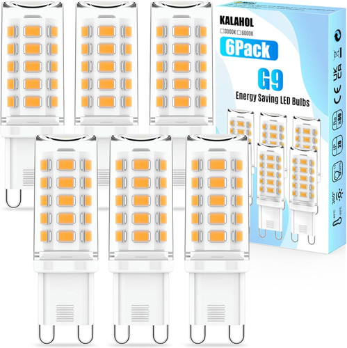 Pack led bulbs warm - g9,