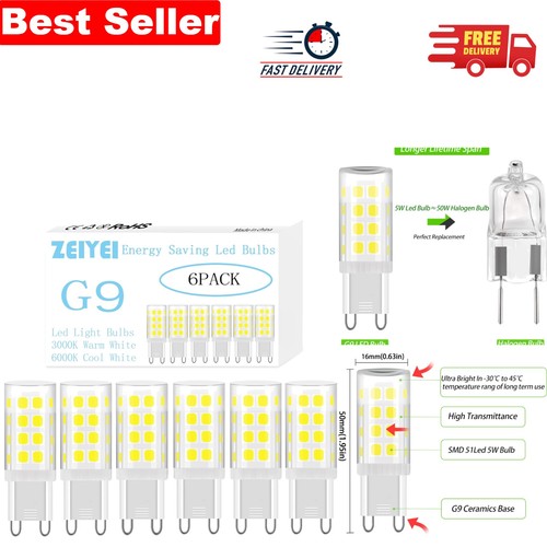 Led bulbs pack - g9,