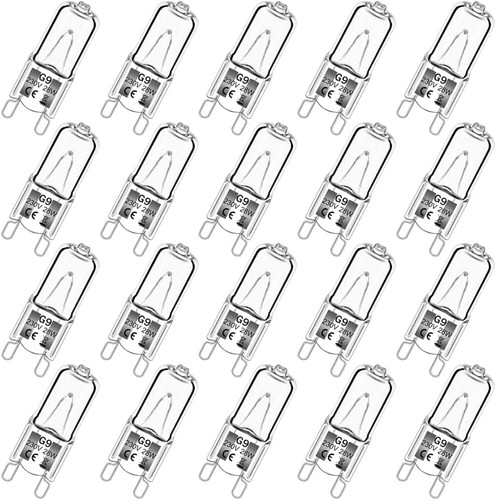 Pack halogen bulbs - 20, 28w