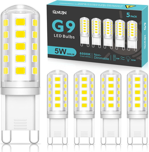 Led bulbs cool white - g9,