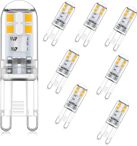 Led bulbs warm white - g9,