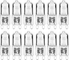 12 Pack G9 Halogen Bulbs 42W