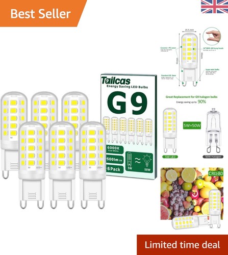 Cool white led bulbs 5w - white,