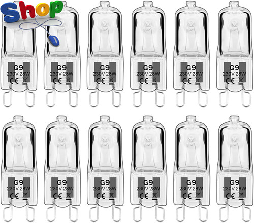 Pack halogen bulbs 28w - 12,