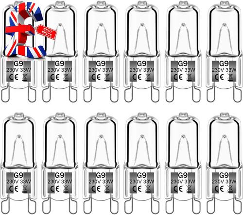 12pack halogen bulbs - g9,